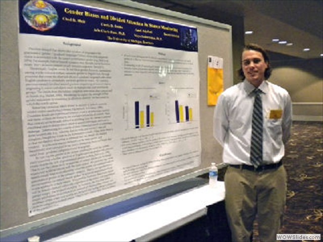 Chad Blair at the Southeastern Psychological Association Conference (2012)