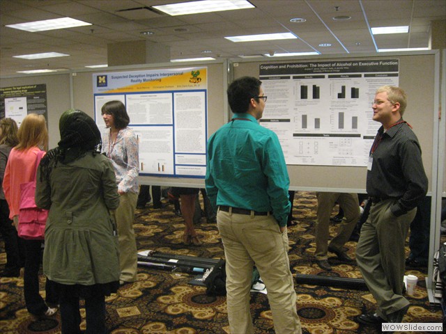 Sean Nguyen and Katie Pfannes at the Midwestern Psychological Association Conference (2013)