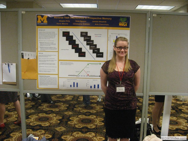 Shaylyn Kiely at the Midwestern Psychological Association Conference (2013)