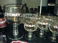 Collection of Chimay Glassware